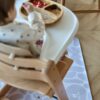 mata pod krzesełko - mata ochronna do karmienia fioletowa od Olya Kids