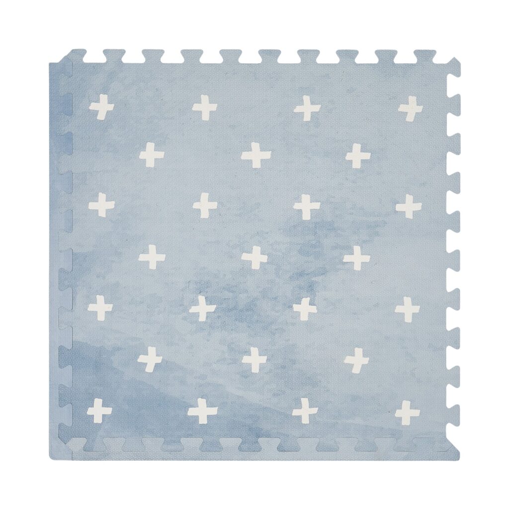 niebieska mata piankowa puzzle
