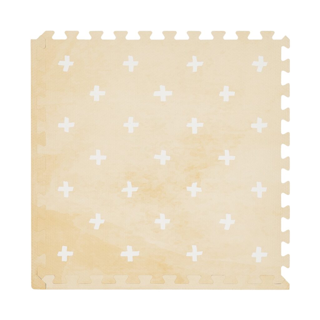 beżowa mata piankowa puzzle
