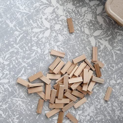 MATA PIANKOWA PUZZLE | VINTAGE GREY